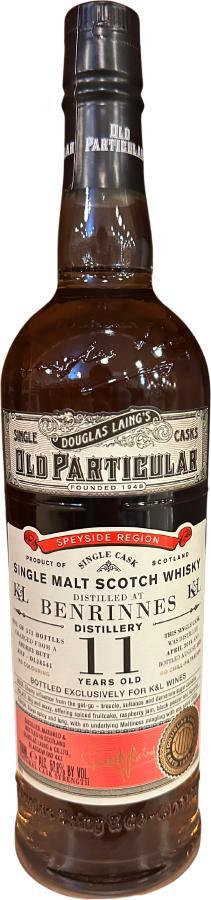 Benrinnes 2014 DL Old Particular