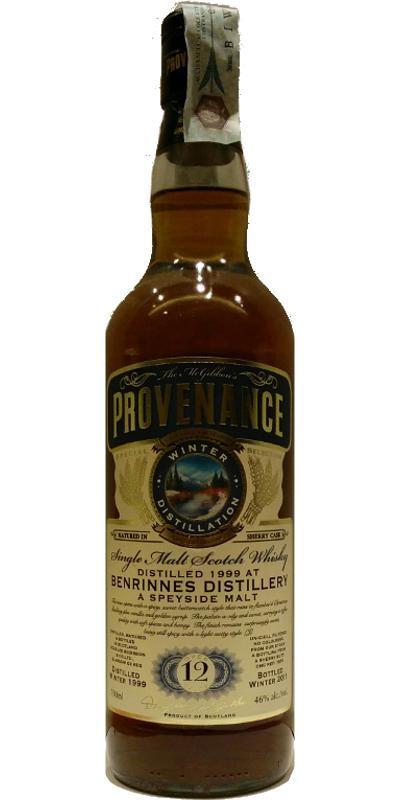 Benrinnes 1999 McG McGibbon's Provenance