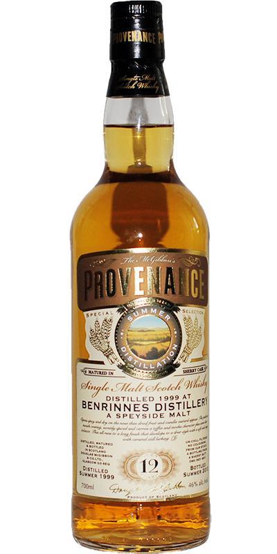 Benrinnes 1999 McG McGibbon's Provenance