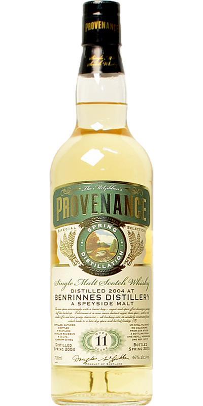 Benrinnes 2004 McG McGibbon's Provenance
