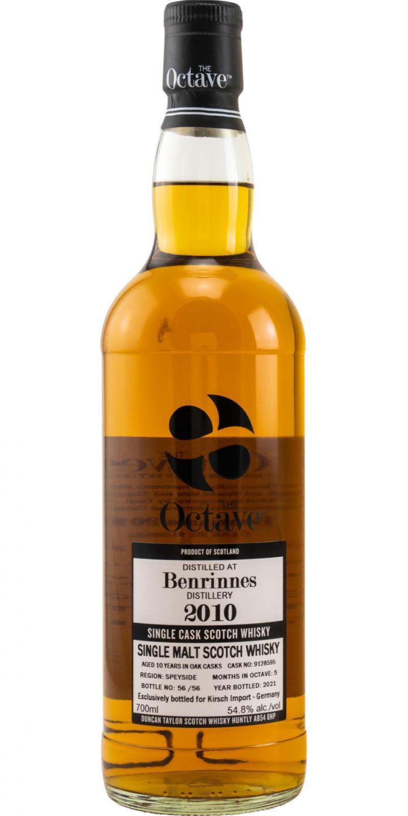Benrinnes 2010 DT The Octave