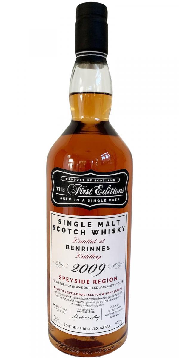 Benrinnes 2009 ED The First Editions