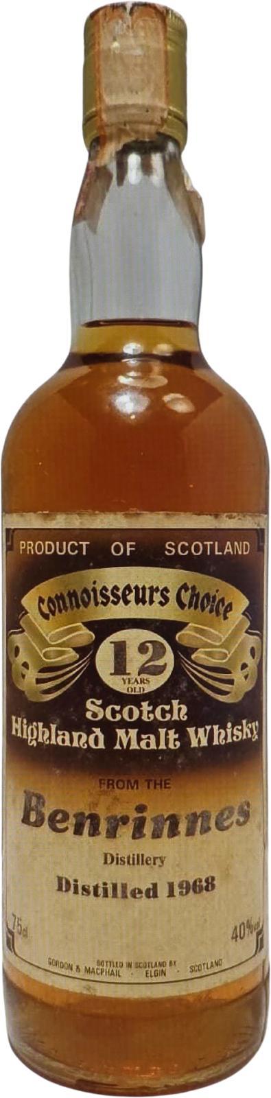 Benrinnes 1968 GM Connoisseurs Choice