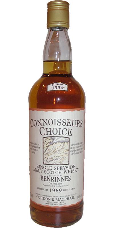 Benrinnes 1969 GM Connoisseurs Choice