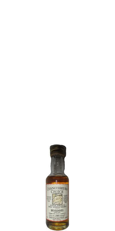 Benrinnes 1969 GM Connoisseurs Choice - Miniature