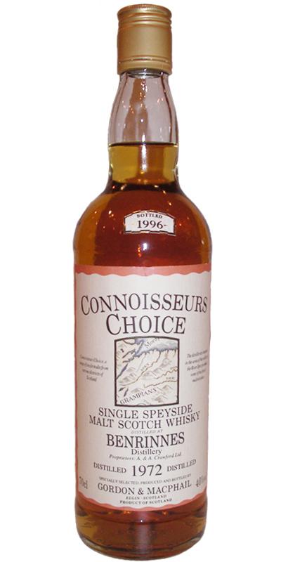 Benrinnes 1972 GM Connoisseurs Choice