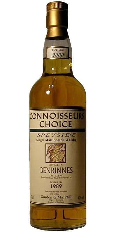 Benrinnes 1989 GM Connoisseurs Choice