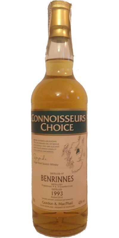 Benrinnes 1993 GM Connoisseurs Choice