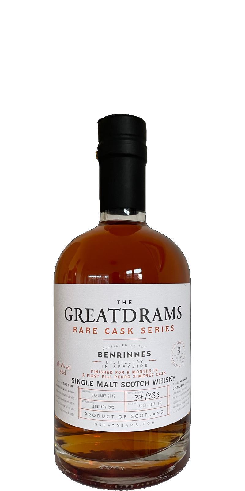 Benrinnes 2012 GtDr Rare Cask Series