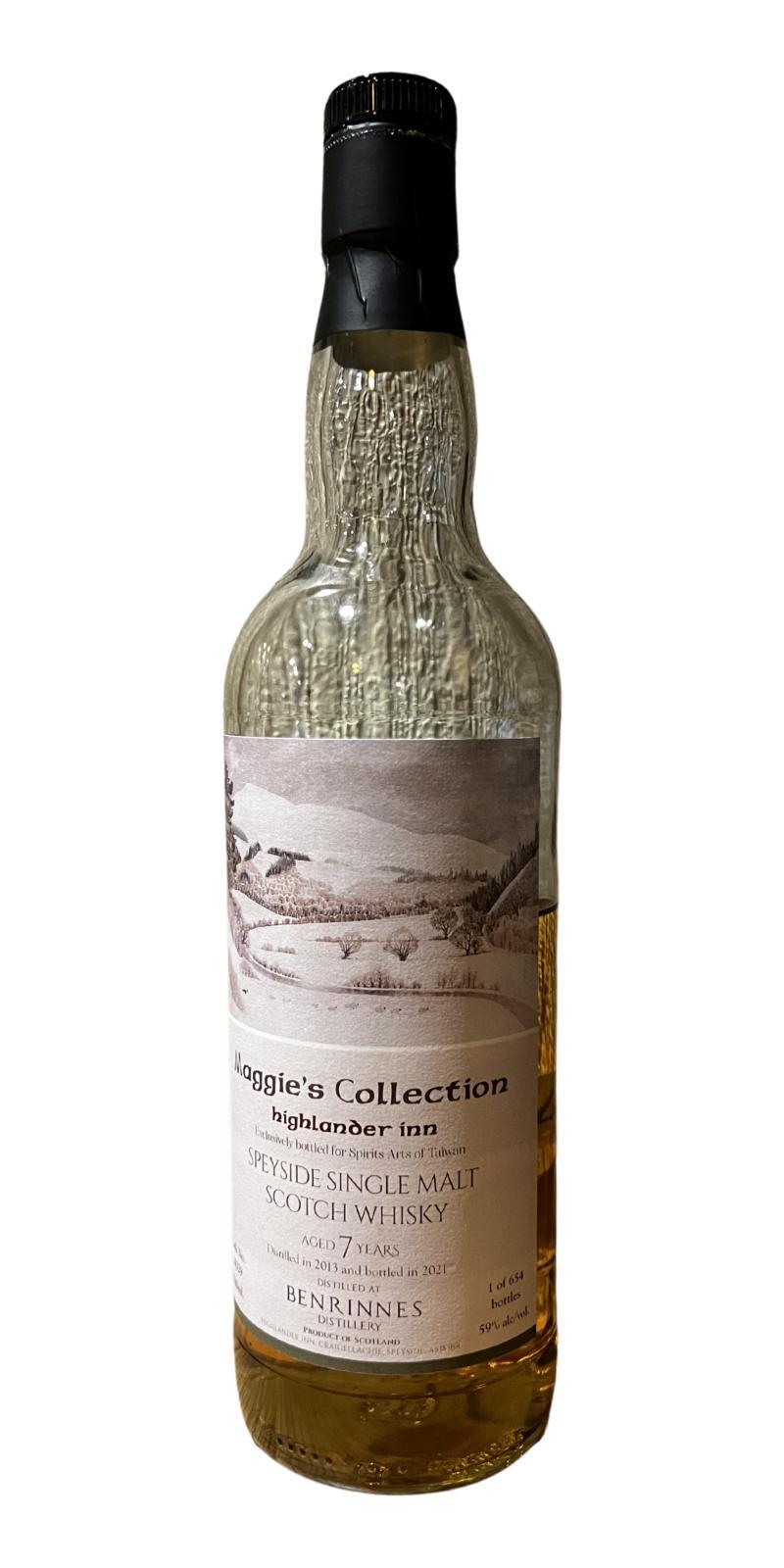 Benrinnes 2013 HI Maggie's Collection