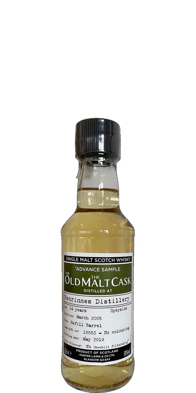 Benrinnes 2005 HL Advance Sample for the Old Malt Cask