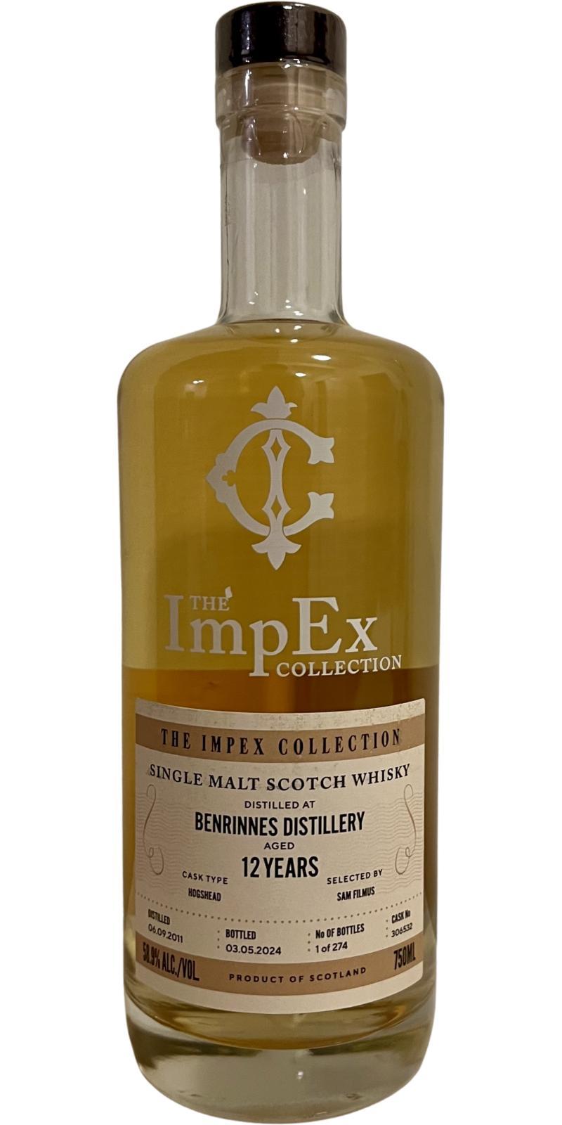 Benrinnes 2011 ImpEx The ImpEx Collection