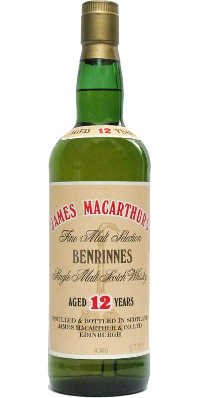 Benrinnes 12-year-old JM Fine Malt Selection