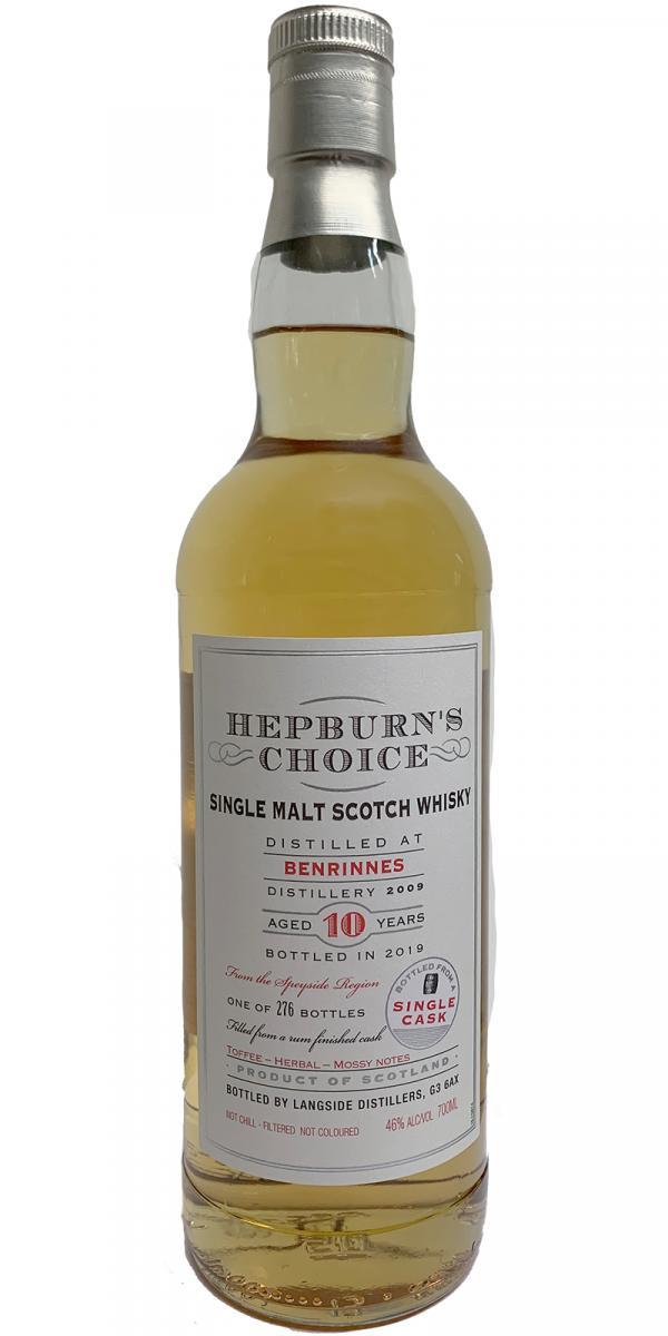 Benrinnes 2009 LsD Hepburn's Choice