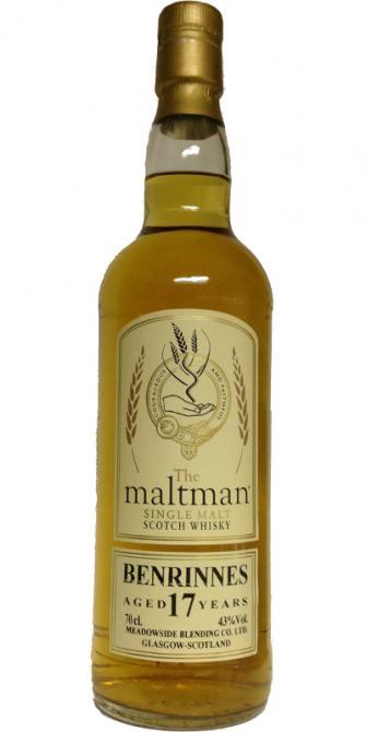 Benrinnes 1980 MBl The Maltman