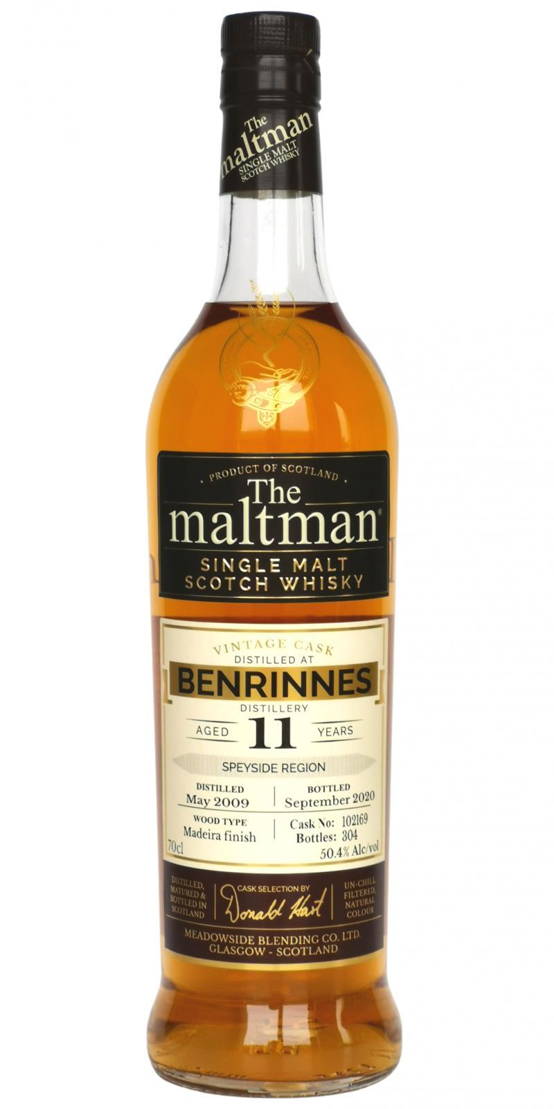 Benrinnes 2009 MBl The Maltman