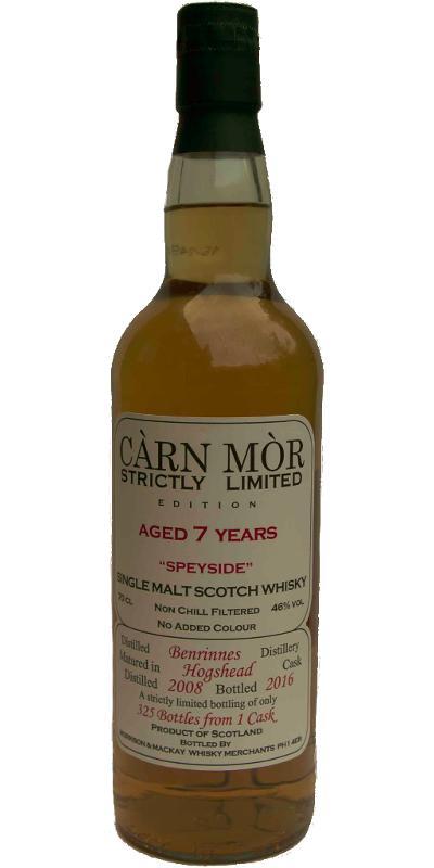 Benrinnes 2008 MMcK Càrn Mòr - Strictly Limited Edition