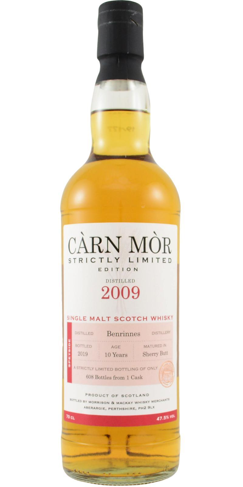 Benrinnes 2009 MMcK Càrn Mòr - Strictly Limited Edition