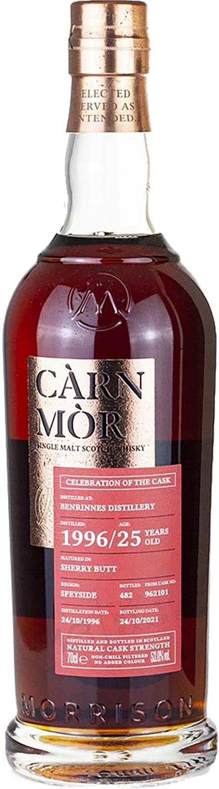 Benrinnes 1996 MSWD Càrn Mòr Celebration of the Cask