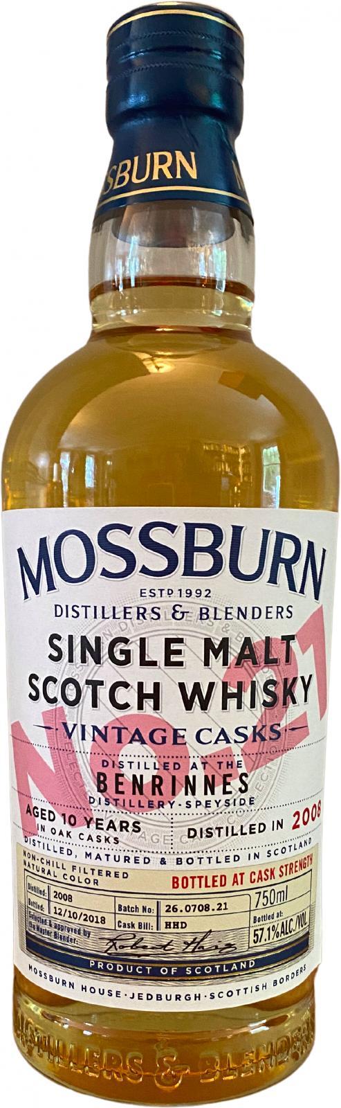 Benrinnes 2008 MDB Vintage Casks - No. 21