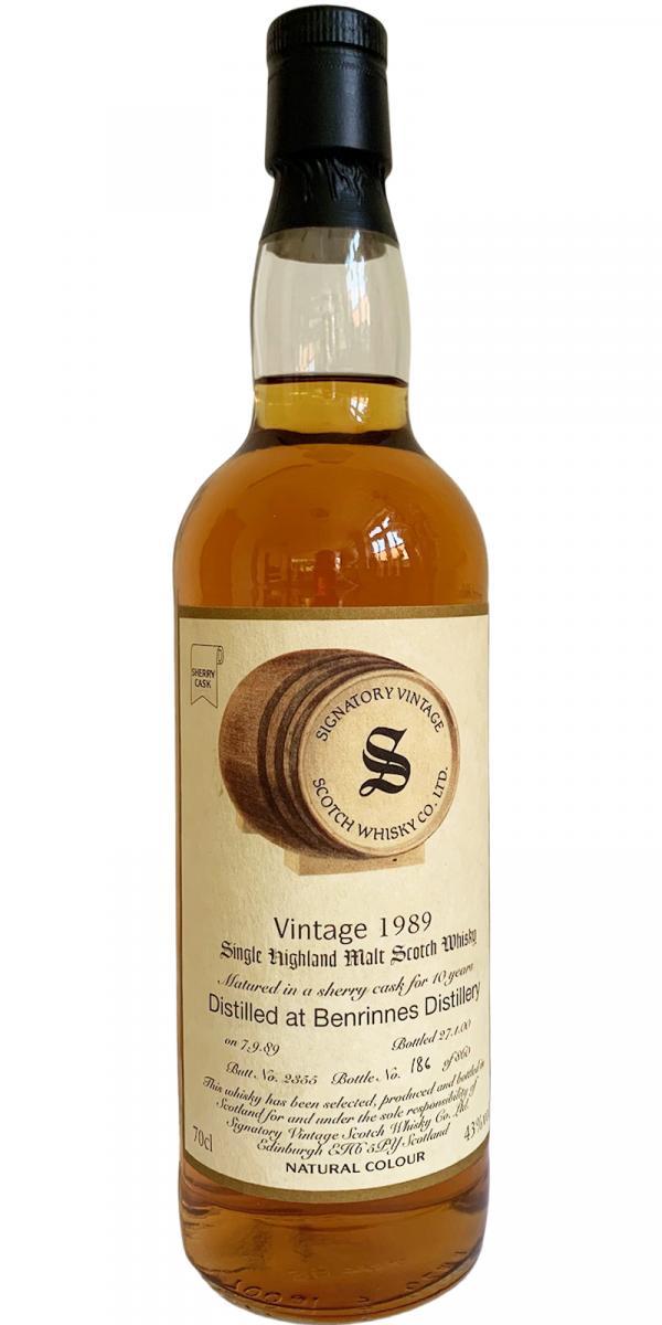 Benrinnes 1989 SV Vintage Collection