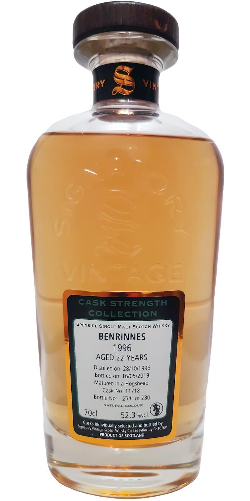 Benrinnes 1996 SV Cask Strength Collection