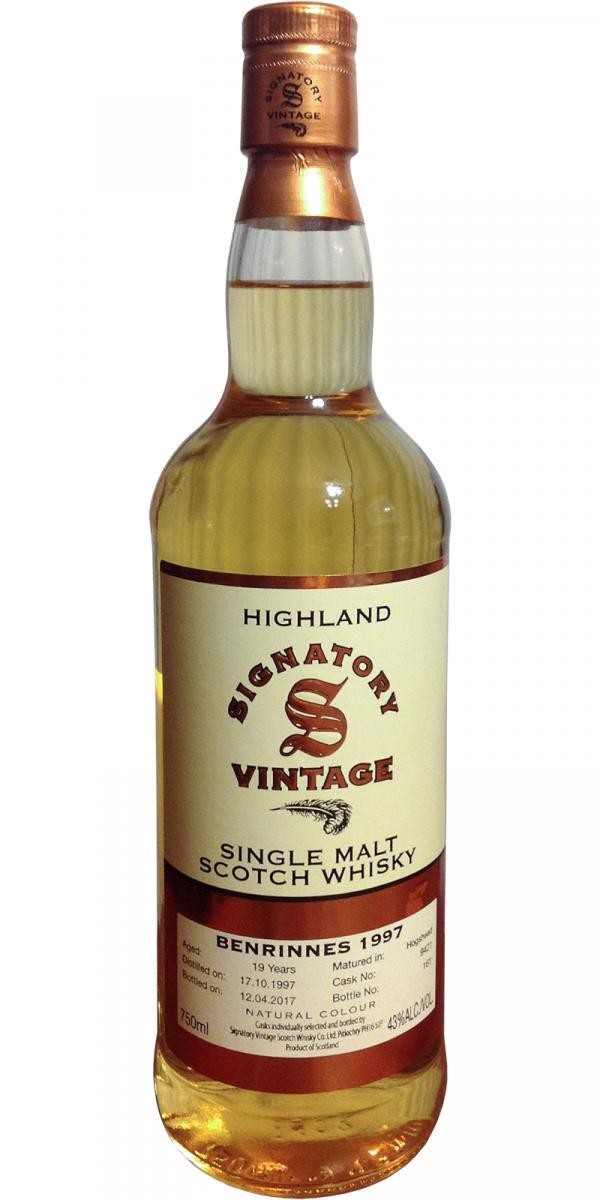 Benrinnes 1997 SV Vintage Collection