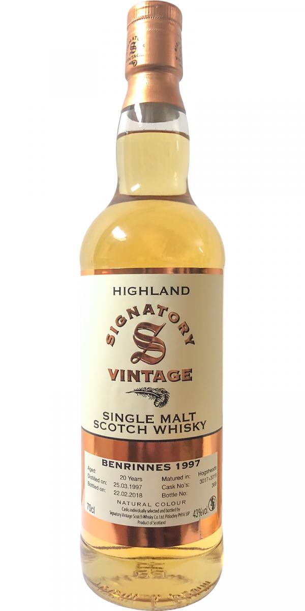 Benrinnes 1997 SV Vintage Collection