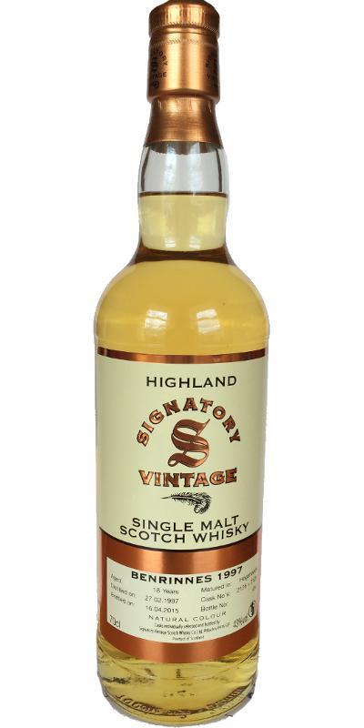 Benrinnes 1997 SV Vintage Collection
