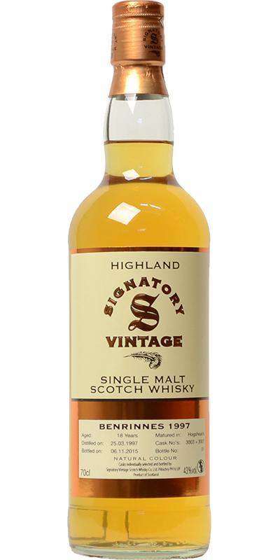 Benrinnes 1997 SV Vintage Collection
