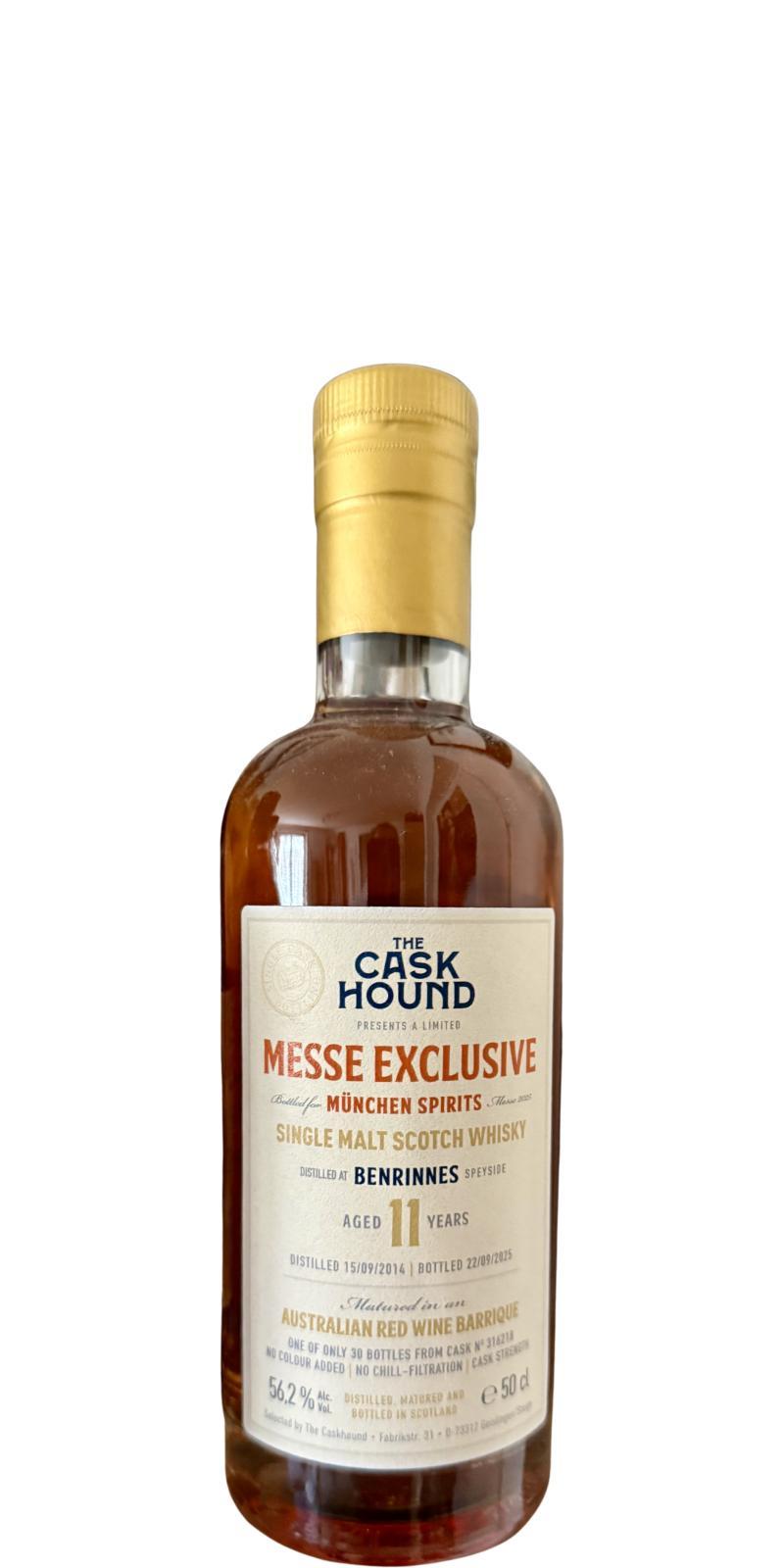 Benrinnes 2014 TCaH Messe Exclusive