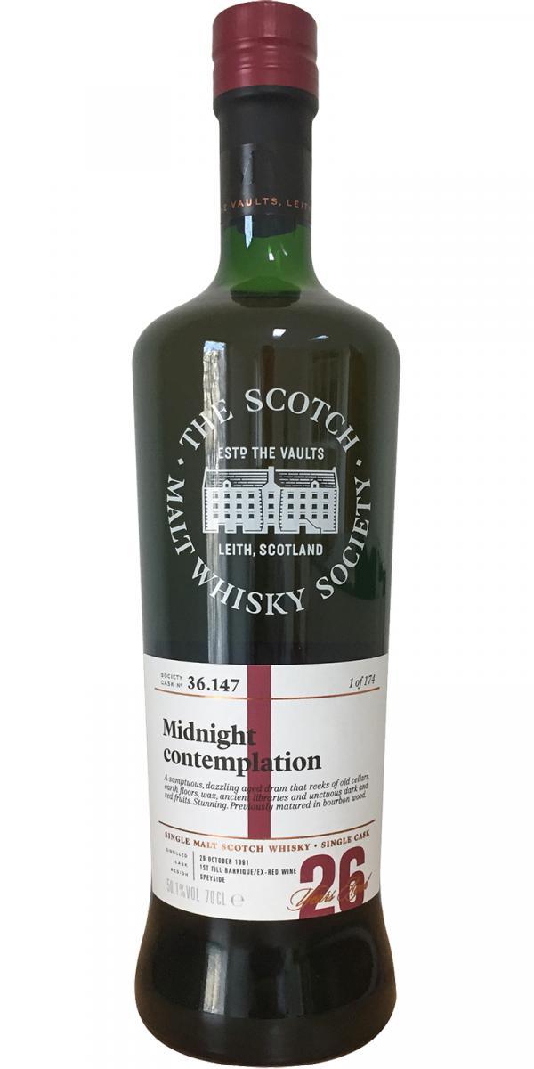 Benrinnes 1991 SMWS 36.147 Midnight contemplation