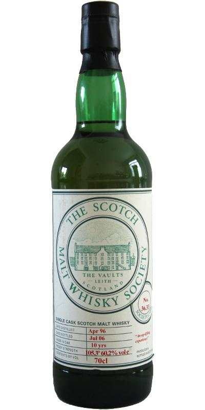 Benrinnes 1996 SMWS 36.33 An up-lifting experience
