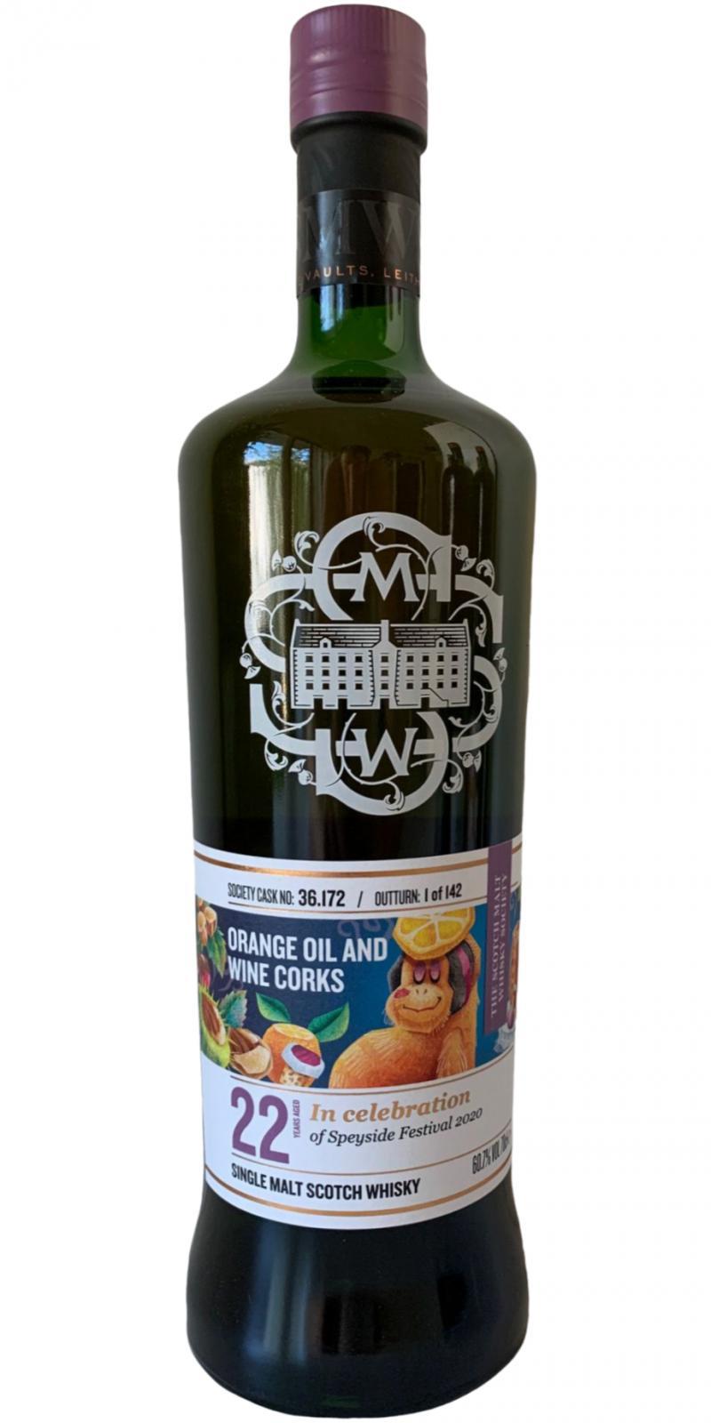 Benrinnes 1997 SMWS 36.172 Orange oil and wine corks