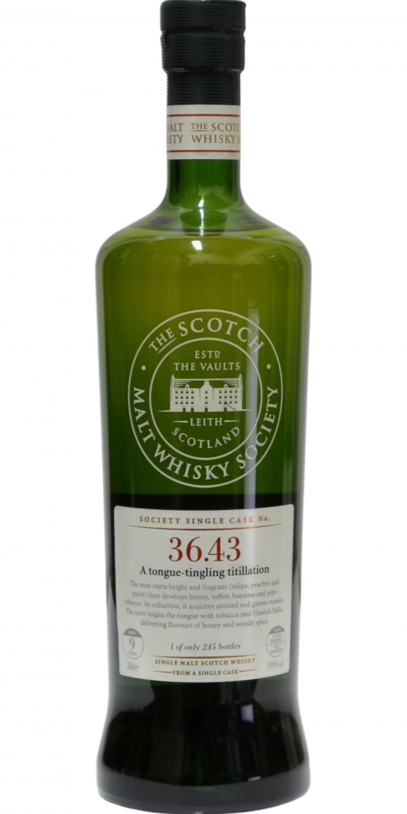 Benrinnes 1999 SMWS 36.43 A tongue-tingling titillation