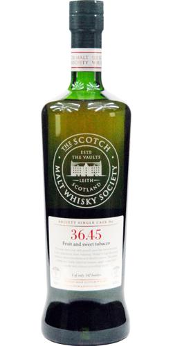 Benrinnes 1999 SMWS 36.45 Fruit and sweet tobacco