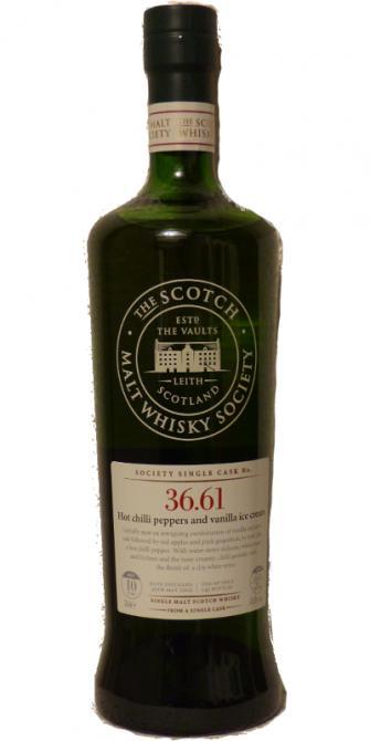 Benrinnes 2002 SMWS 36.61 Hot chilli peppers and vanilla ice cream