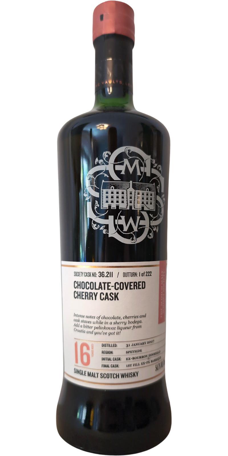 Benrinnes 2007 SMWS 36.211 Chocolate-covered cherry cask