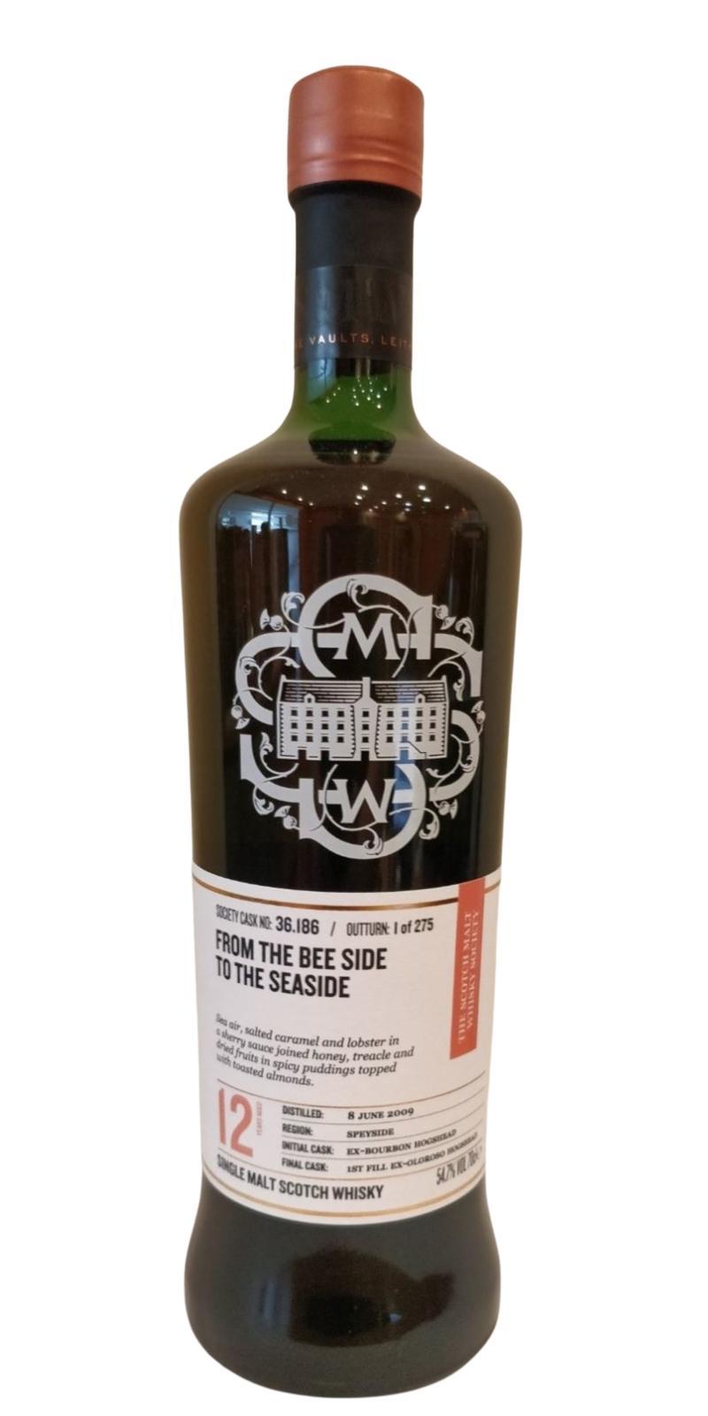 Benrinnes 2009 SMWS 36.186 From the bee side to the seaside