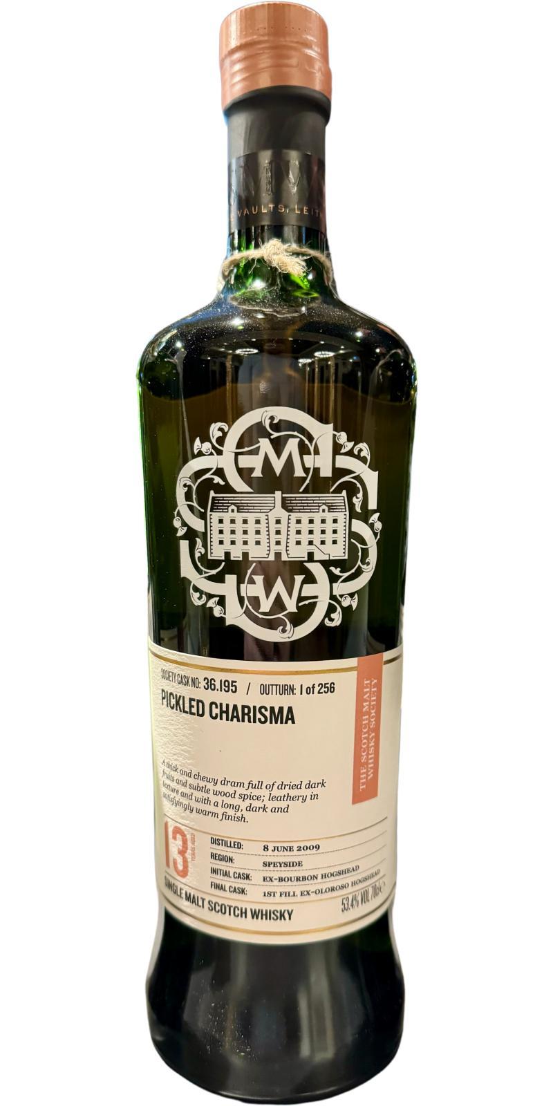 Benrinnes 2009 SMWS 36.195 Pickled charisma
