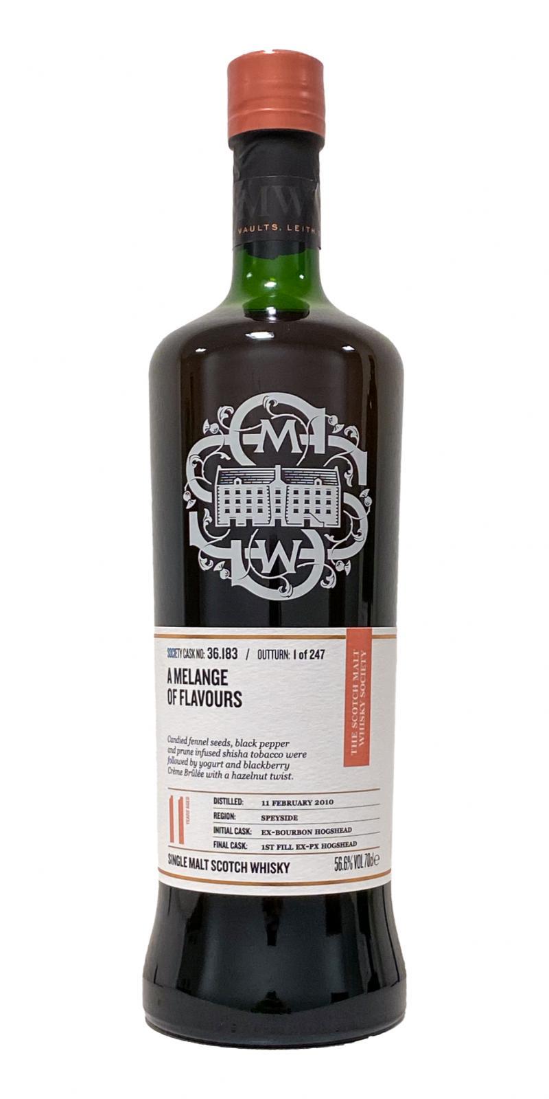 Benrinnes 2010 SMWS 36.183 A melange of flavours