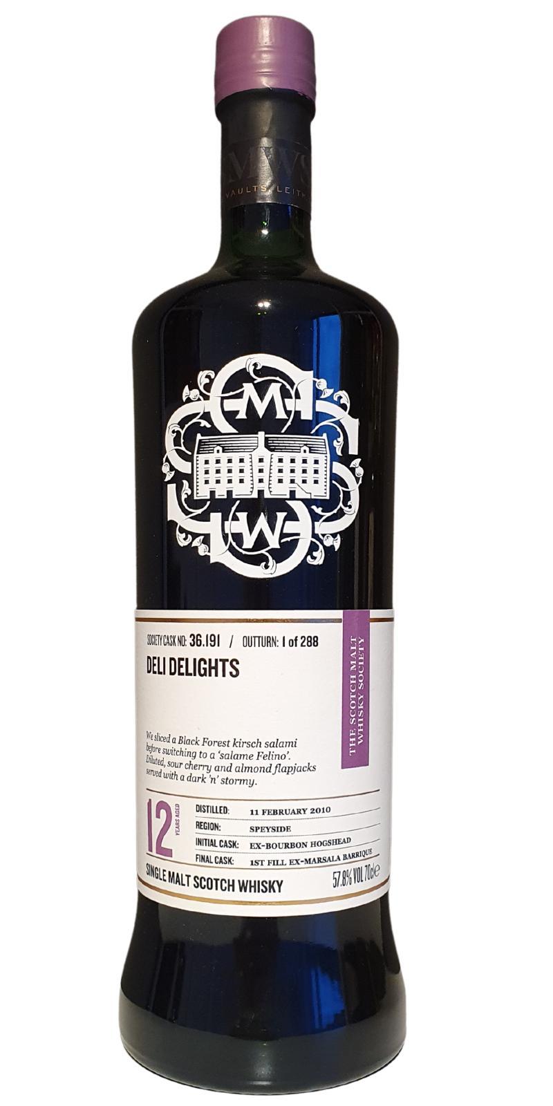 Benrinnes 2010 SMWS 36.191 Deli delights