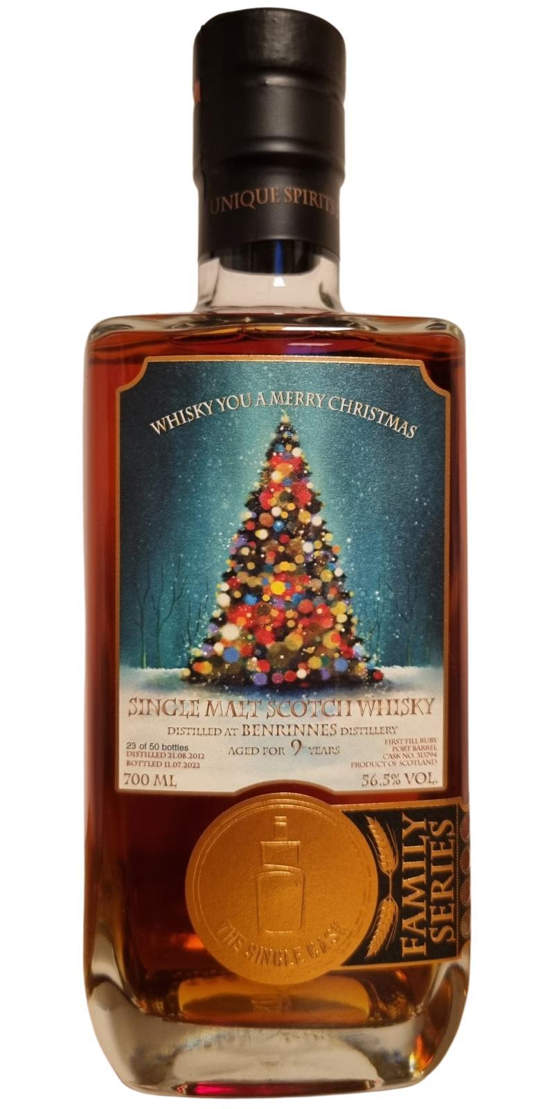 Benrinnes 2012 TSCL Family Series