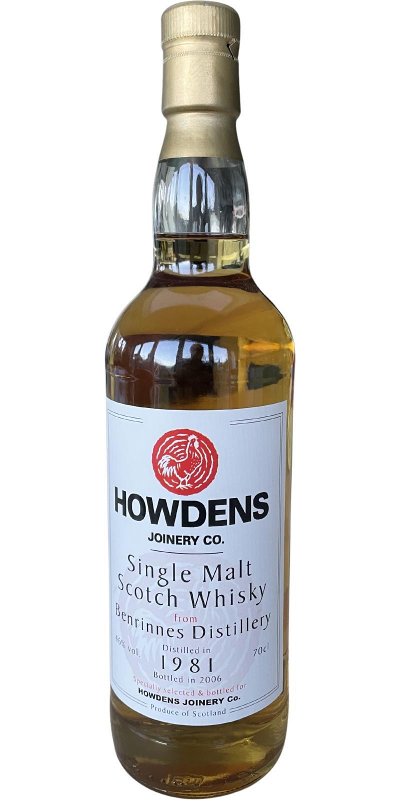 Benrinnes 1981 UD Private Bottling