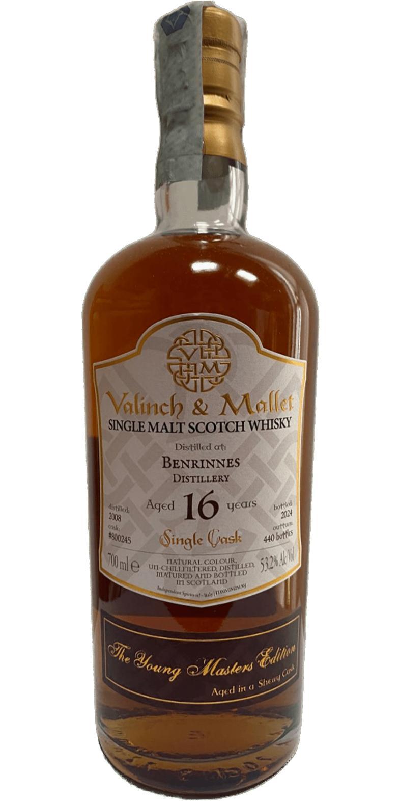 Benrinnes 2008 V&M The Young Masters Edition