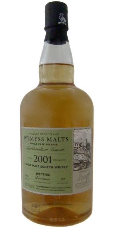 Benrinnes 2001 Wy Marshmallow Biscuit