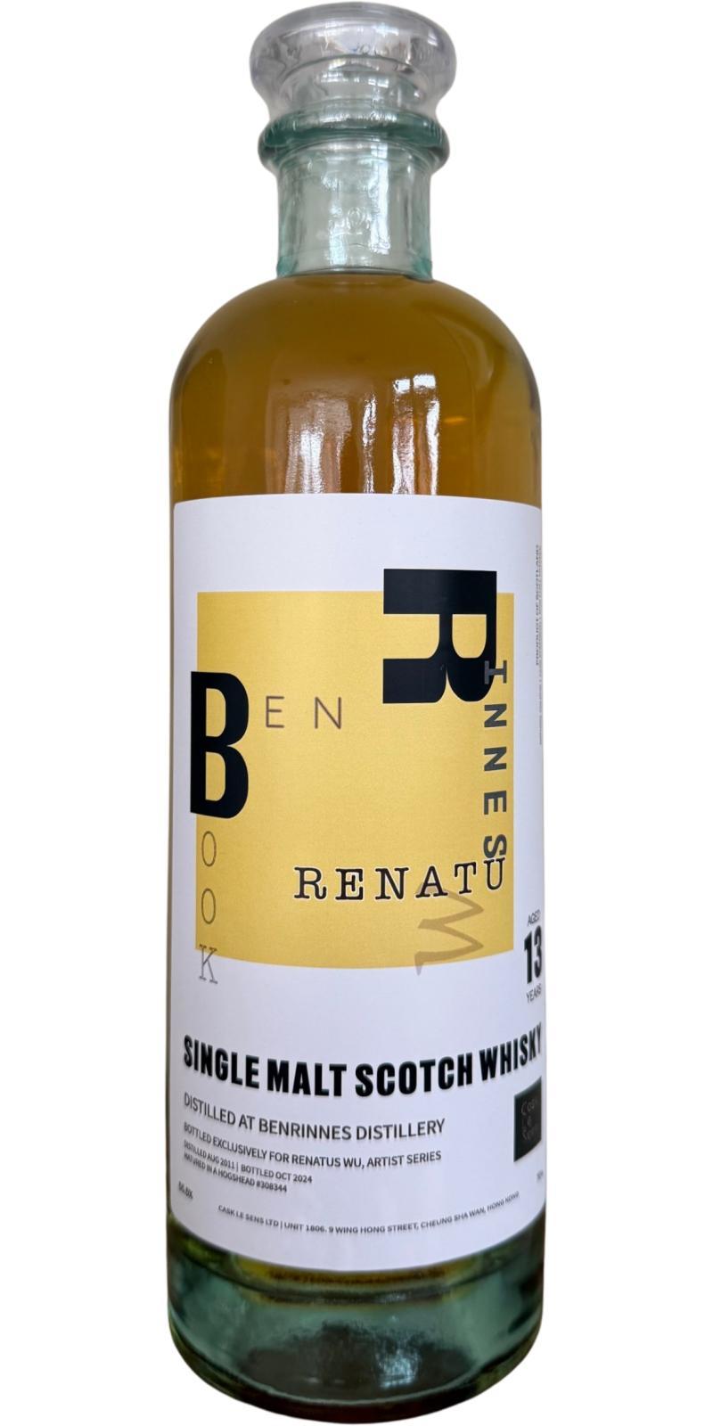 Benrinnes 2011 WhB Renatus Artist Series