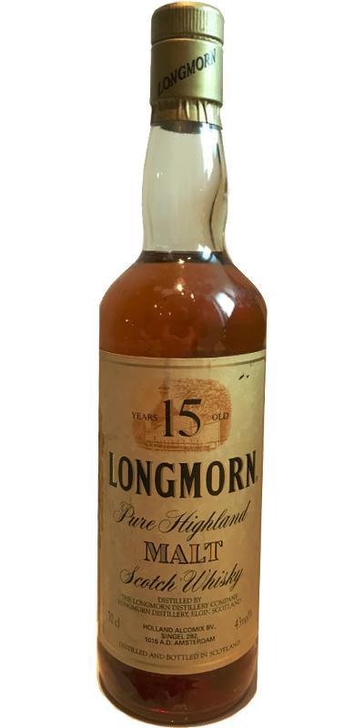 Longmorn 15-year-old Imported by: Holland Alcomix BV. Amsterdam