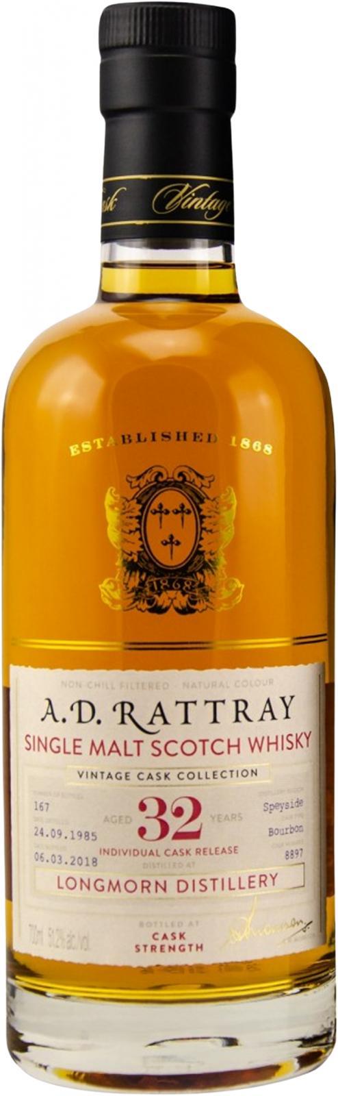 Longmorn 1985 DR Vintage Cask Collection