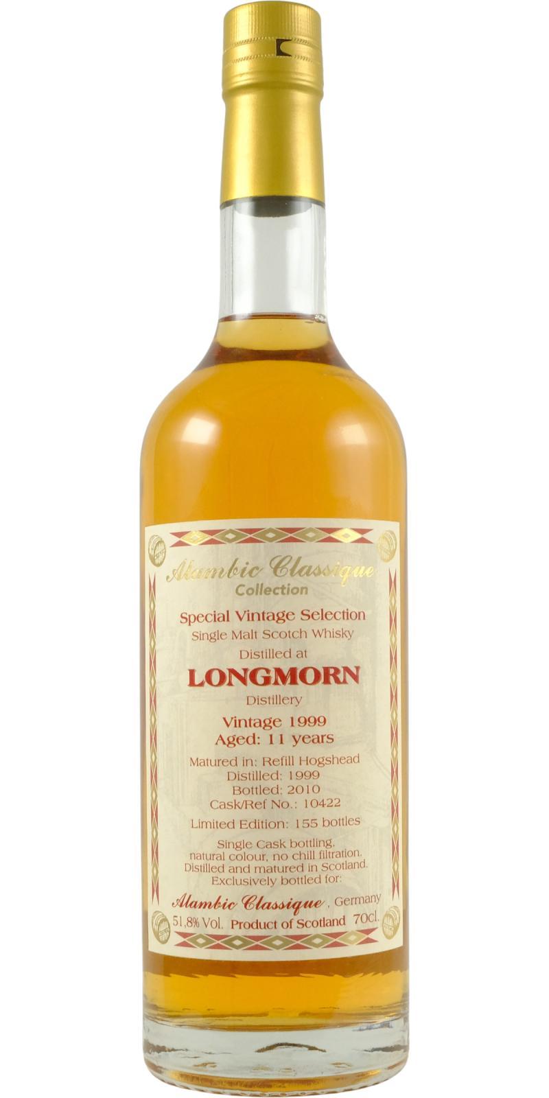 Longmorn 1999 AC Special Vintage Selection